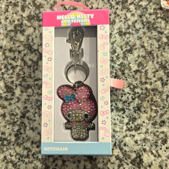 Just In Time for Yourself or Gift NIB Melody HK Full Bling Keychain/Bag Charm - Picture 1 of 6
